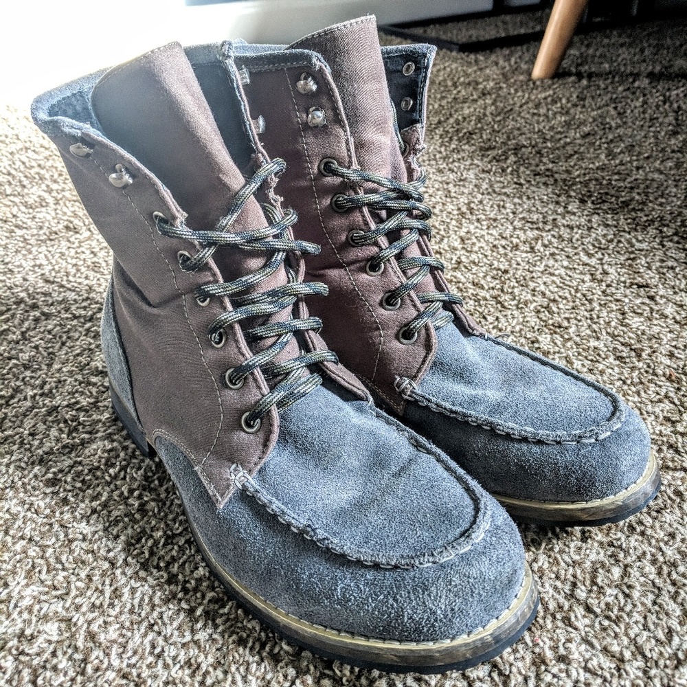 Hawkings McGill Grey Suede Boots